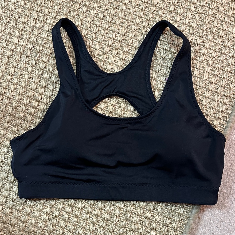 Fabletics Midnight Black Sports Bra